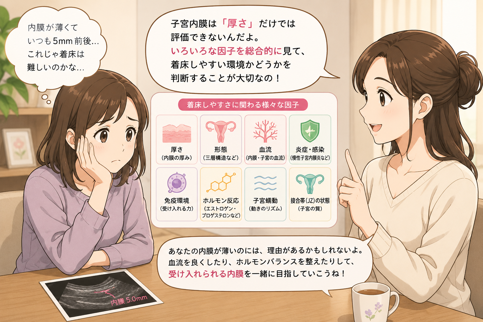 子宮内膜は『厚さ』ではなく『質』の時代へ