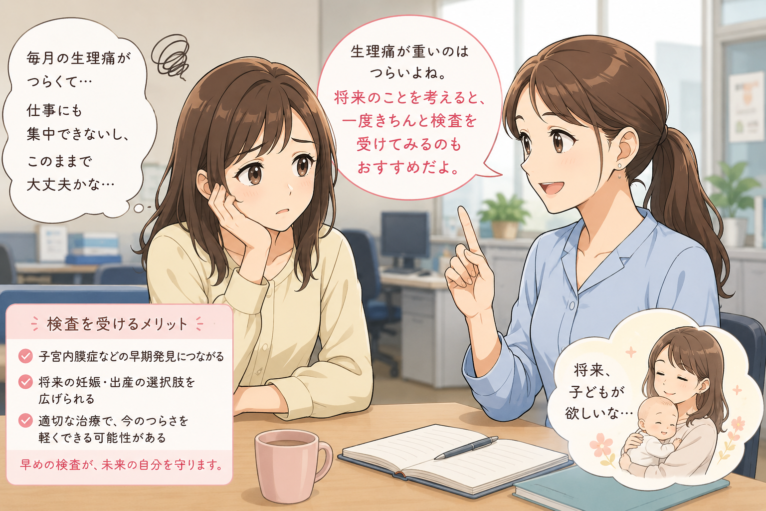 月経困難症は「我慢するもの」ではない. 重い生理痛と子宮内膜症の関係について